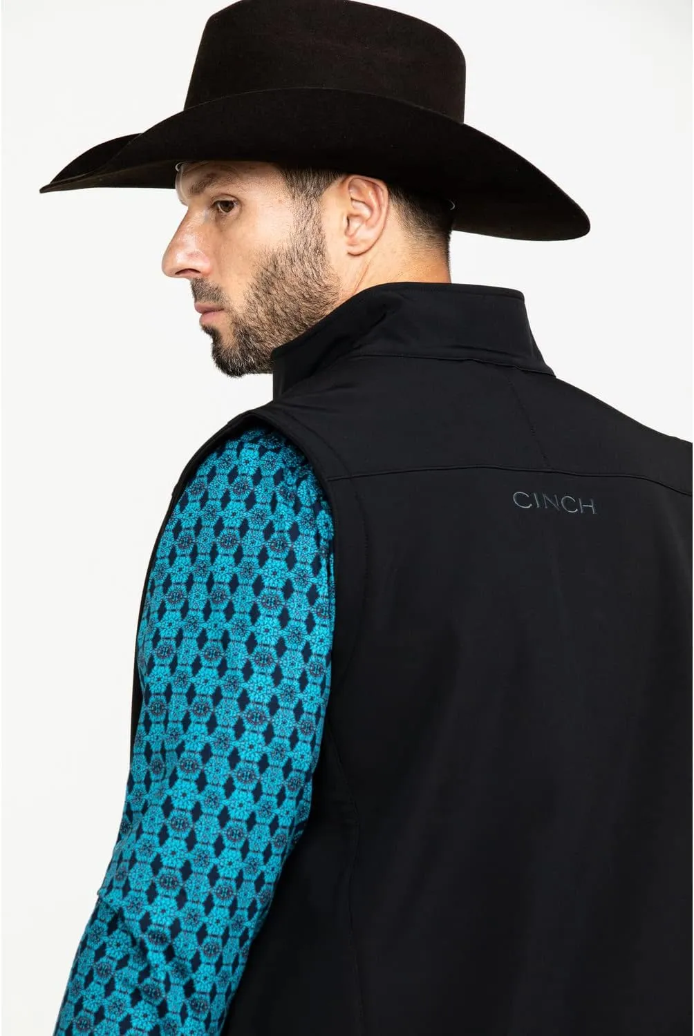 Cinch Men's Bonded Softshell Vest