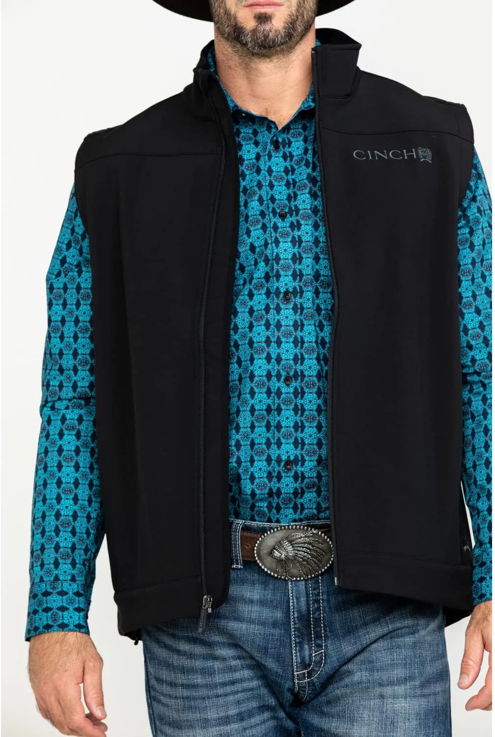Cinch Men's Bonded Softshell Vest