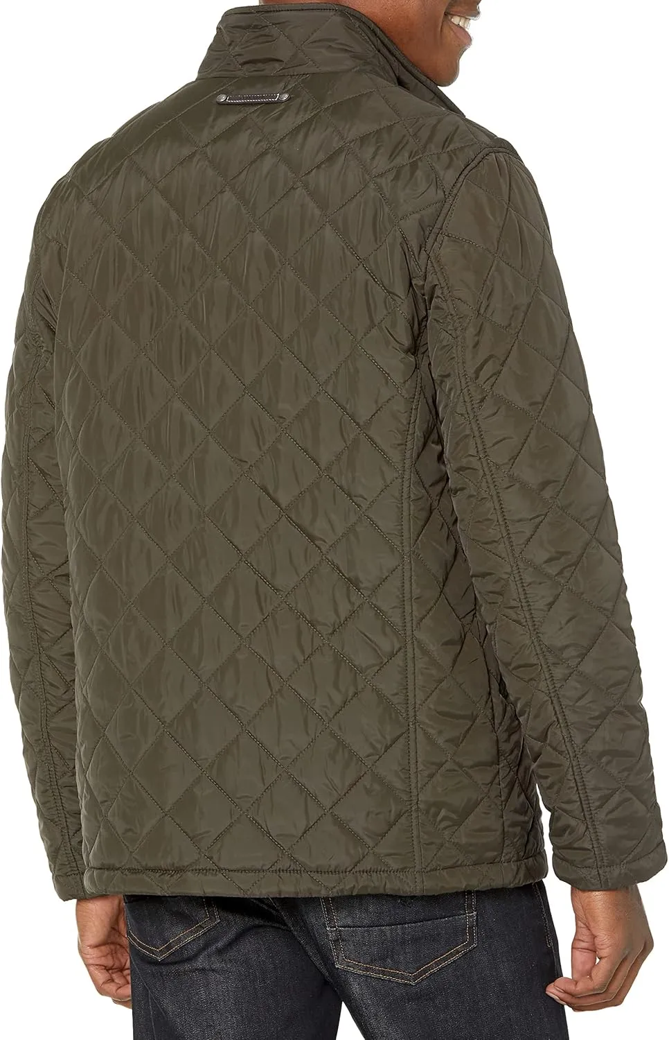 Cole Haan Men's Stand Collar Quilted Jacket