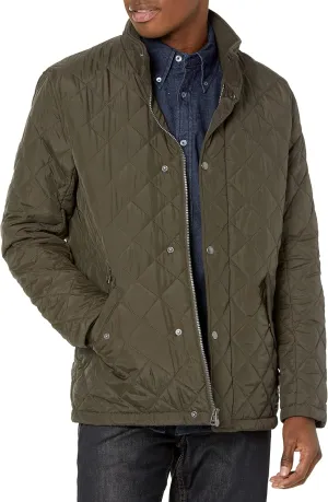 Cole Haan Men's Stand Collar Quilted Jacket
