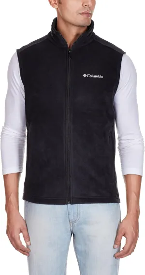 Columbia Men's Cathedral Peak II Fleece Vest, Black, X-Large