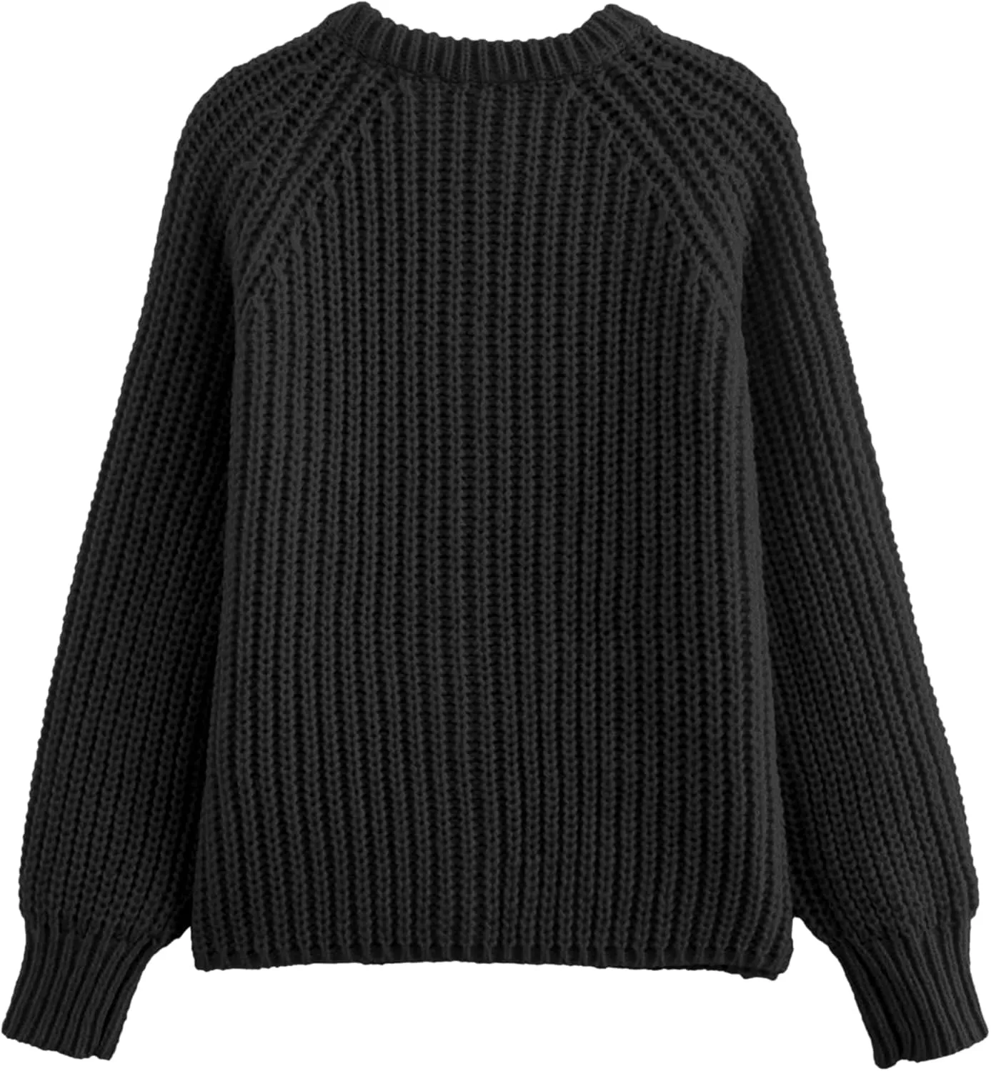 Crochet Cardigan Sweaters for Women Tops Chunky Knitted Crew Neck Long Sleeve Button Down Jackets Open Front Coat