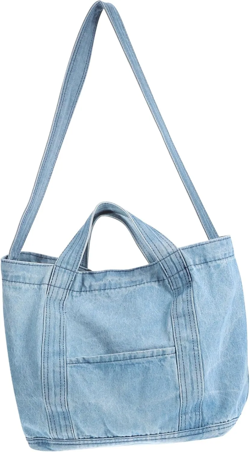 Crossbody Bag for Women Messenger Versatile Tote Bags for Women with Zip Shoulder Handle Large Handbags
