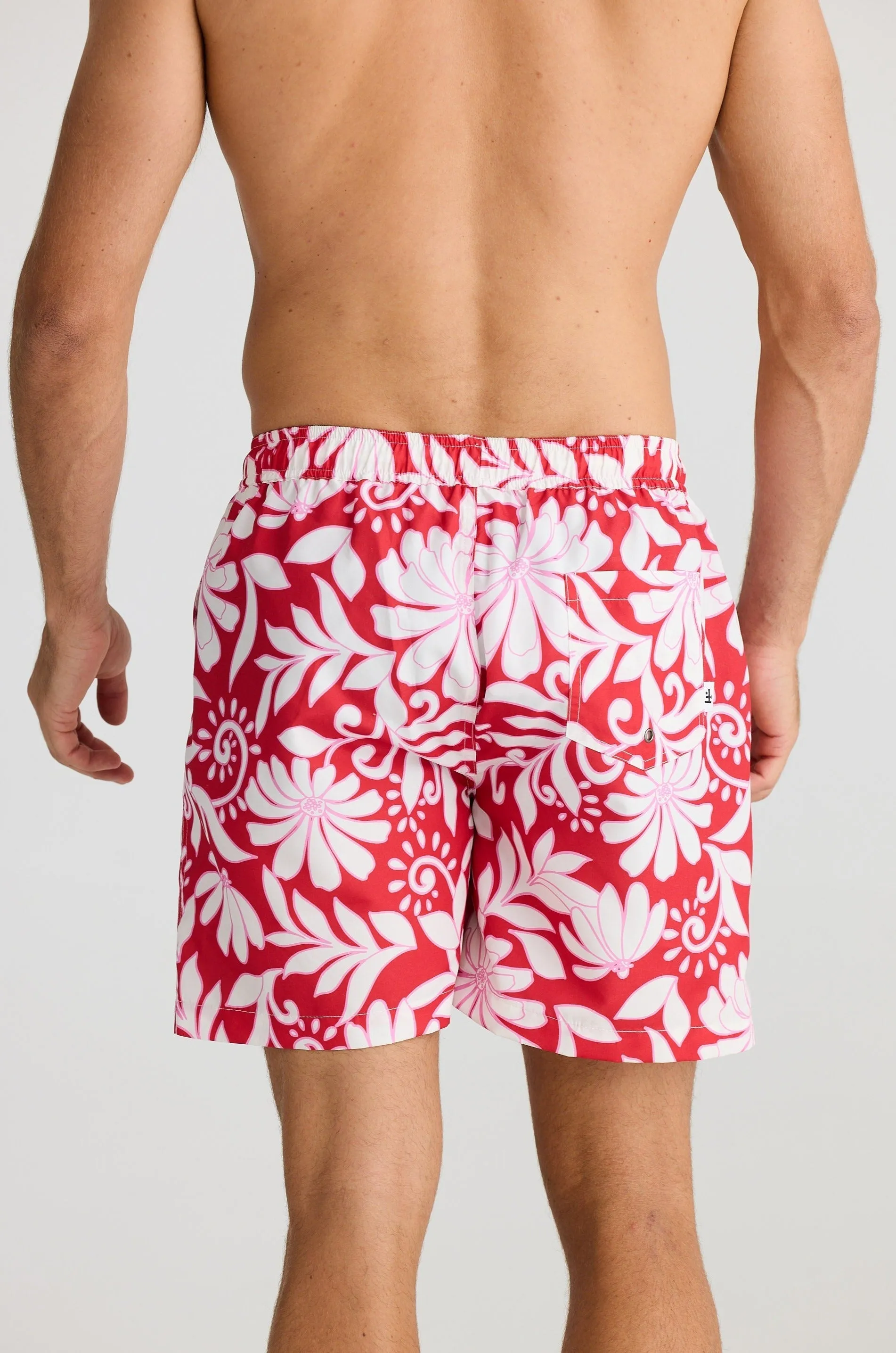 Dartmouth Board Short - Red Troppo