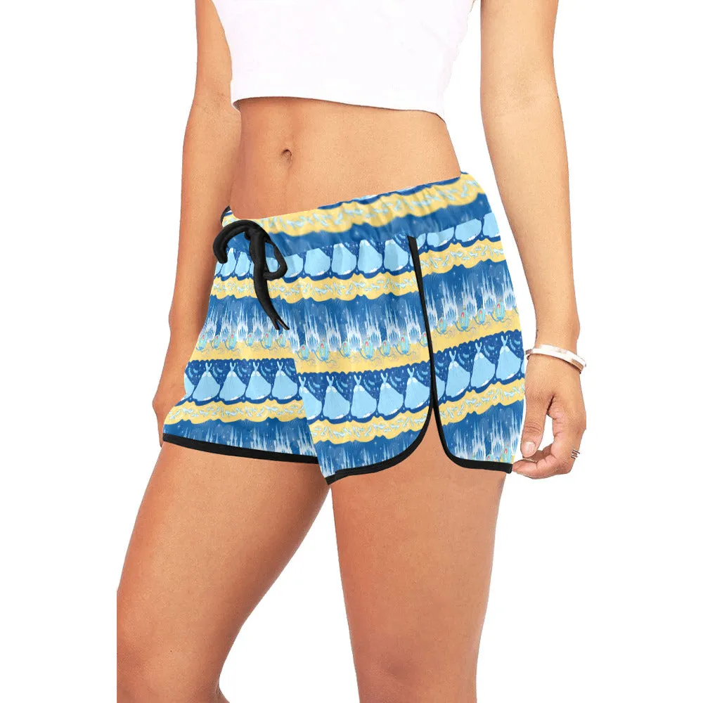 Disney Cinderella Midnight Princcess Line Women's Relaxed Shorts