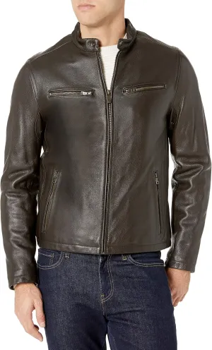 Dockers Men's Leather Latch Collar Racer