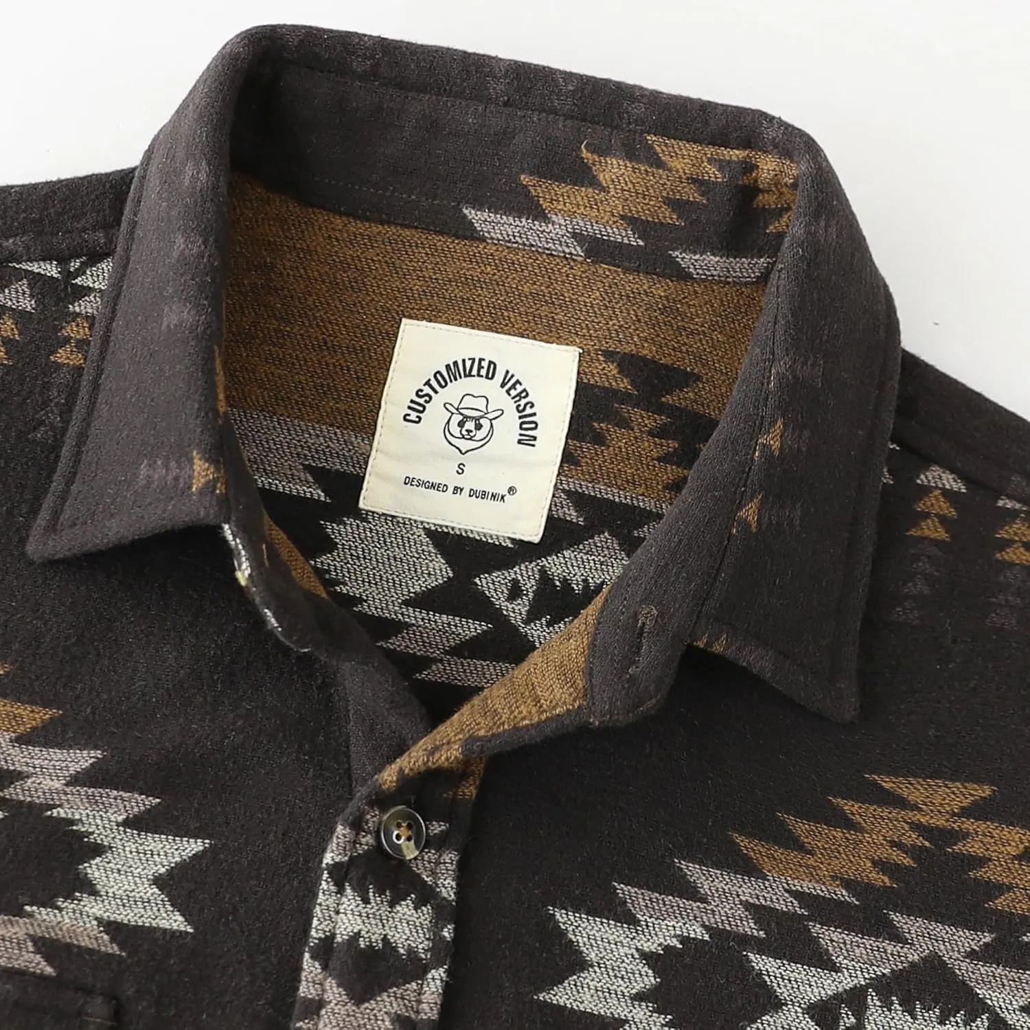 Dubinik? Mens Flannel Shirt Long Sleeve Button Down Plaid All Cotton Soft Brushed Flannel Shirt for Men Utility Casual Shirt