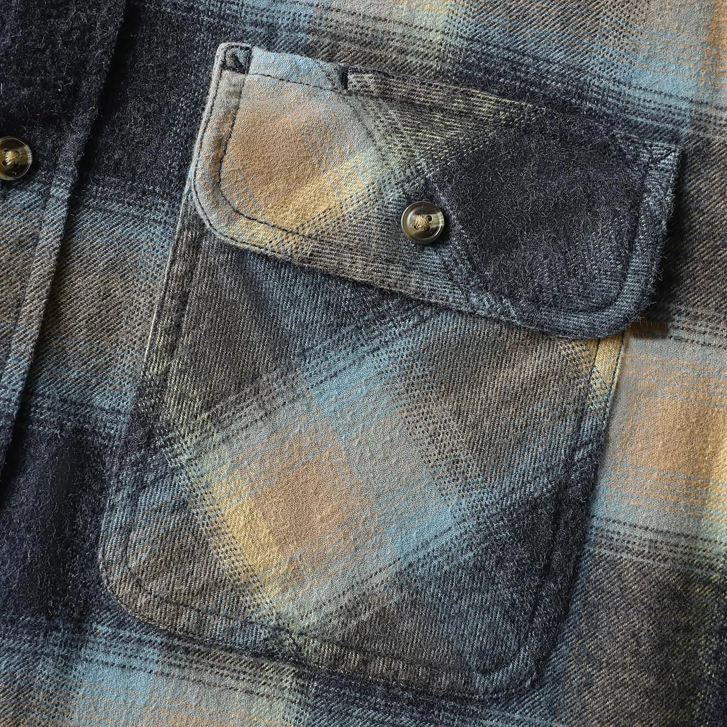 Dubinik? Mens Flannel Shirt Long Sleeve Button Down Plaid All Cotton Soft Brushed Flannel Shirt for Men Utility Casual Shirt