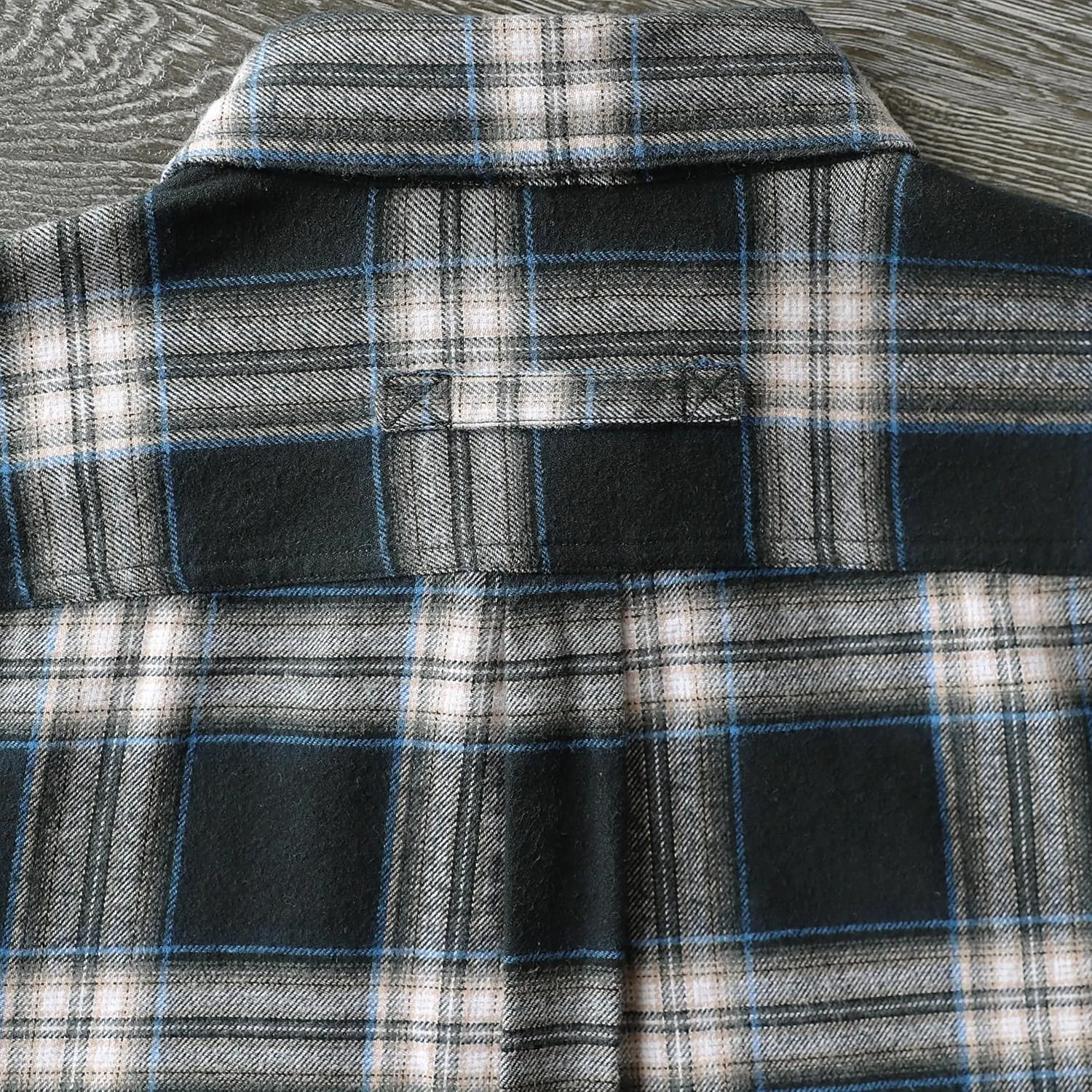 Dubinik? Mens Flannel Shirt Long Sleeve Button Down Plaid All Cotton Soft Brushed Flannel Shirt for Men Utility Casual Shirt