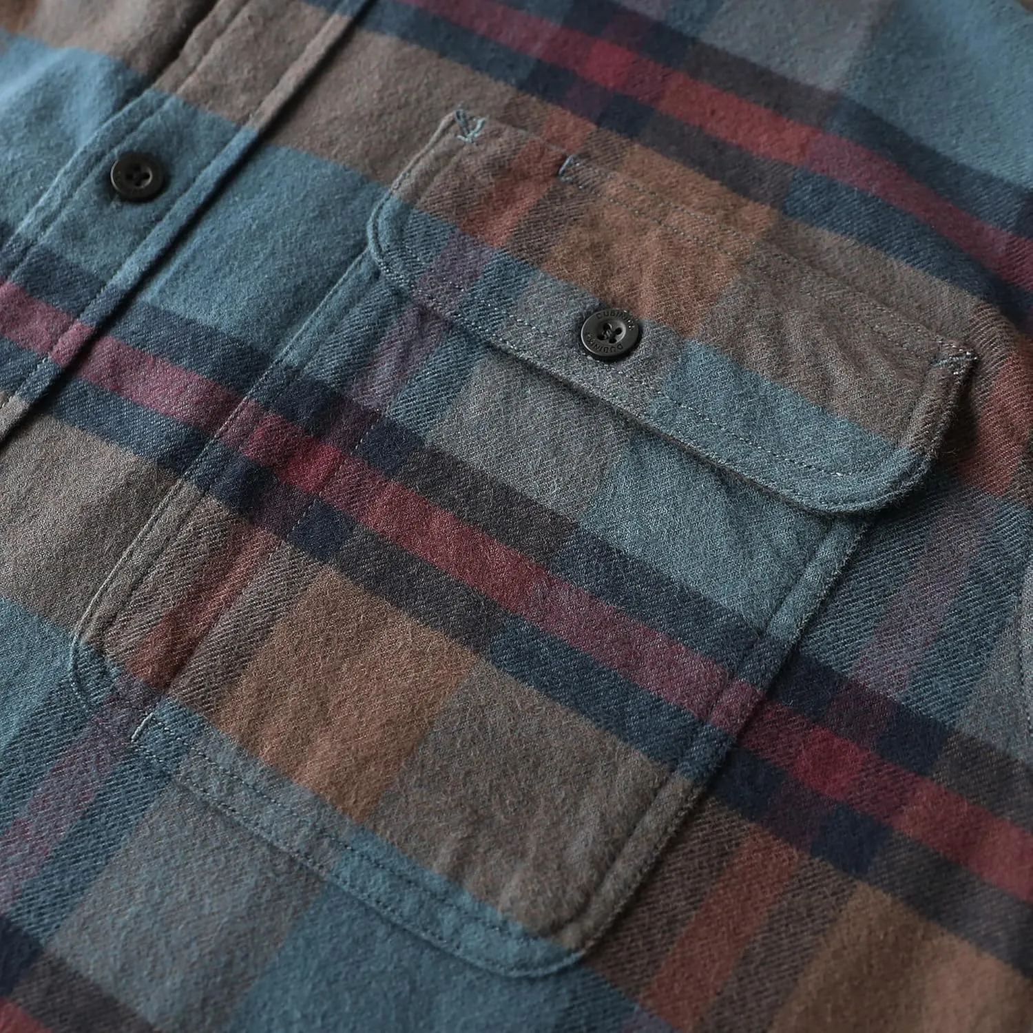 Dubinik?Mens Flannel Shirts Long Sleeve Flannel Shirt for Men Warm Casual Soft Cotton Button Down Plaid Mens Flannel Shirt
