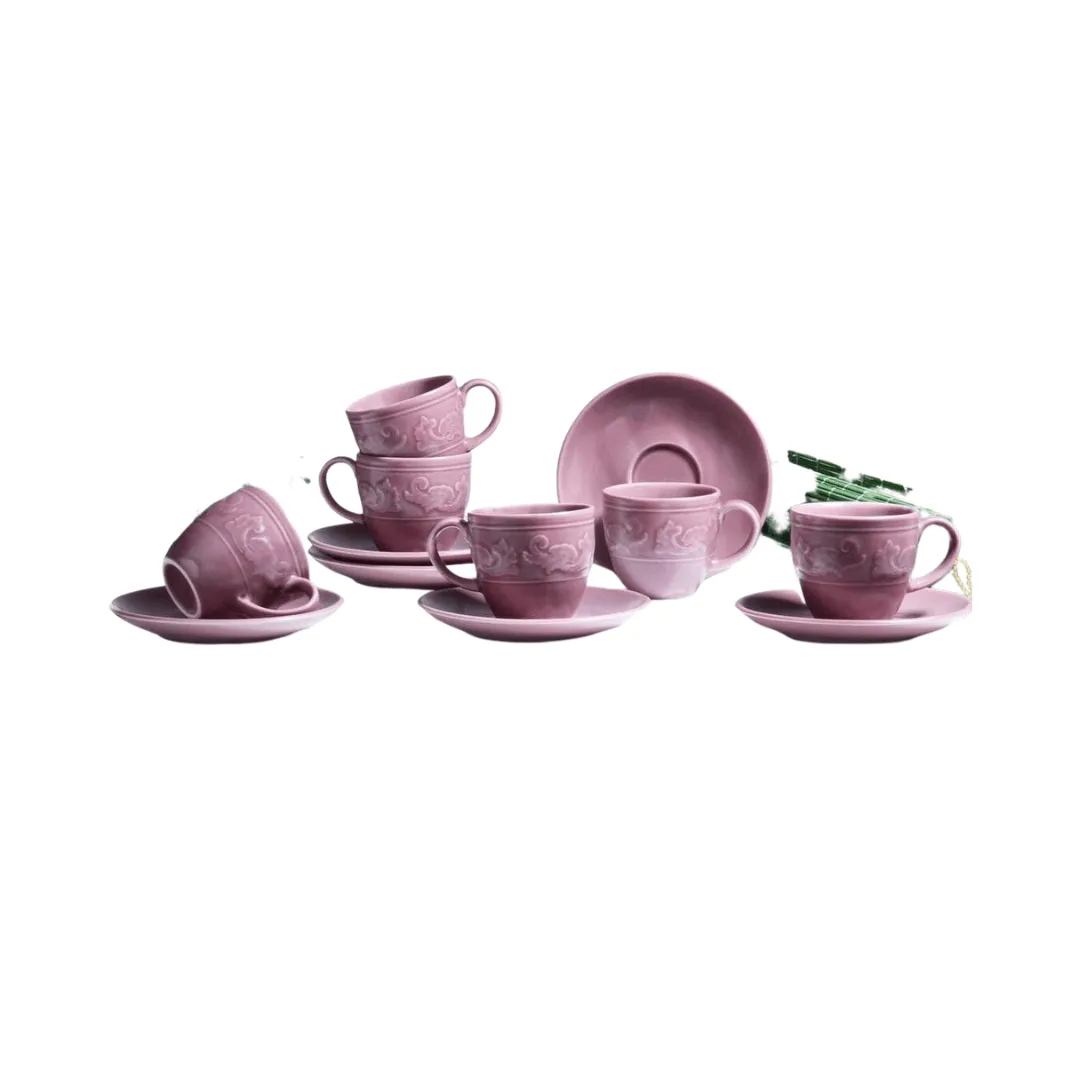 Embroidered Porcelain Cup Suits