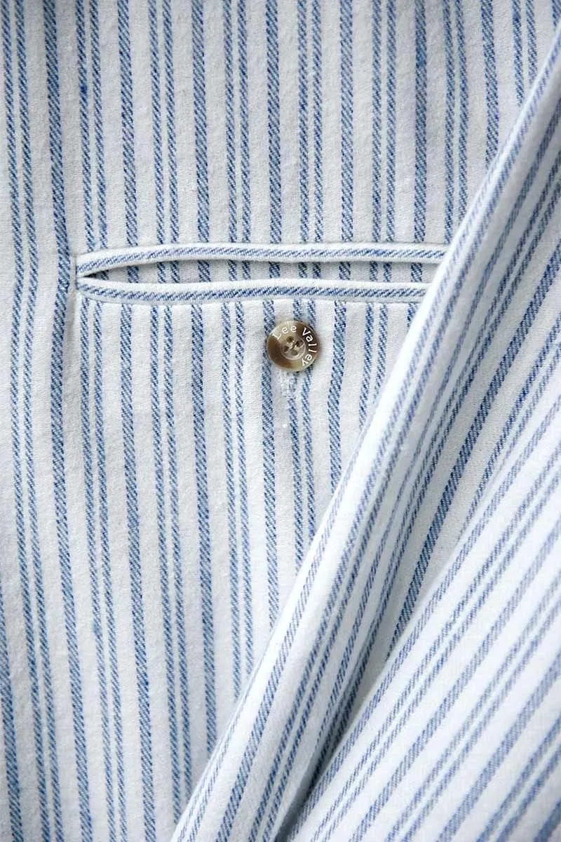 Flannel Cotton Grandfather Shirt