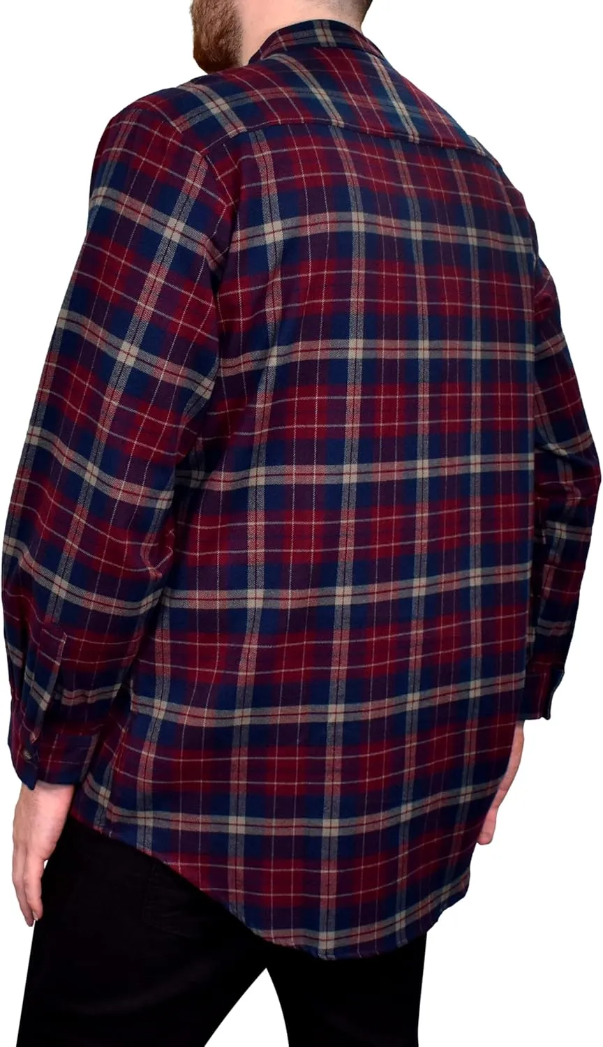 Flannel Cotton Grandfather Shirt