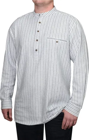 Flannel Cotton Grandfather Shirt