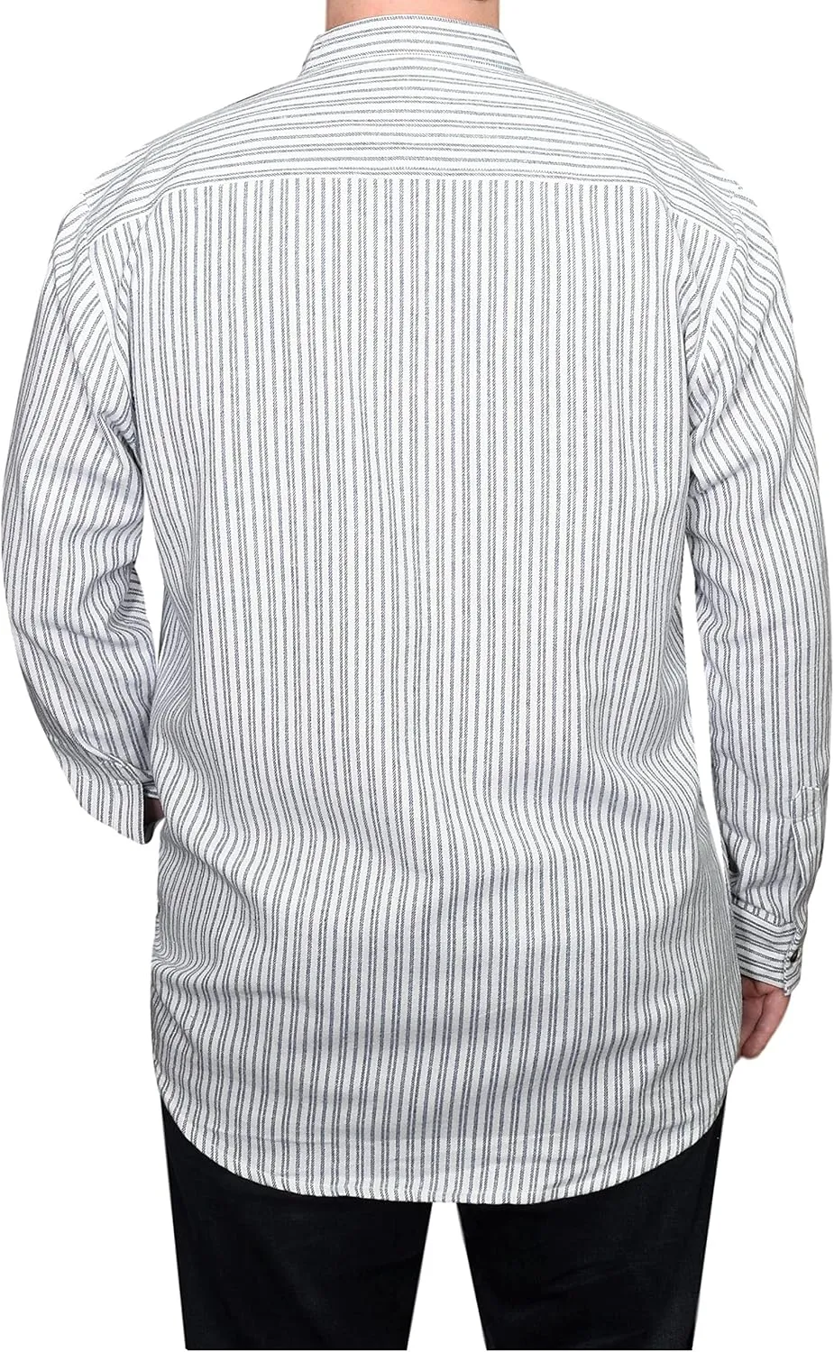 Flannel Cotton Grandfather Shirt