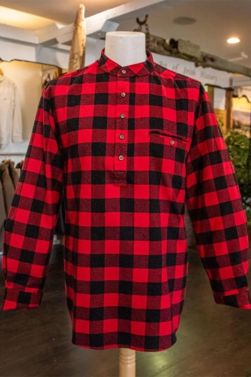 Flannel Cotton Grandfather Shirt