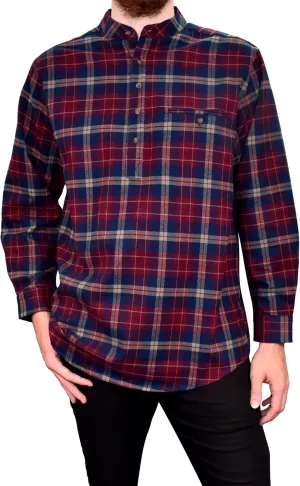 Flannel Cotton Grandfather Shirt