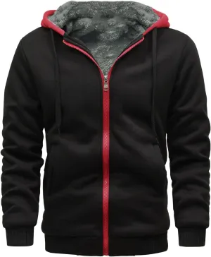 Flannel Jackets for Men,Men's Warm Sherpa Lined Fleece Plaid Flannel Shirt Jacket Coat Sweatshirts Sweaters Hoodies Tops