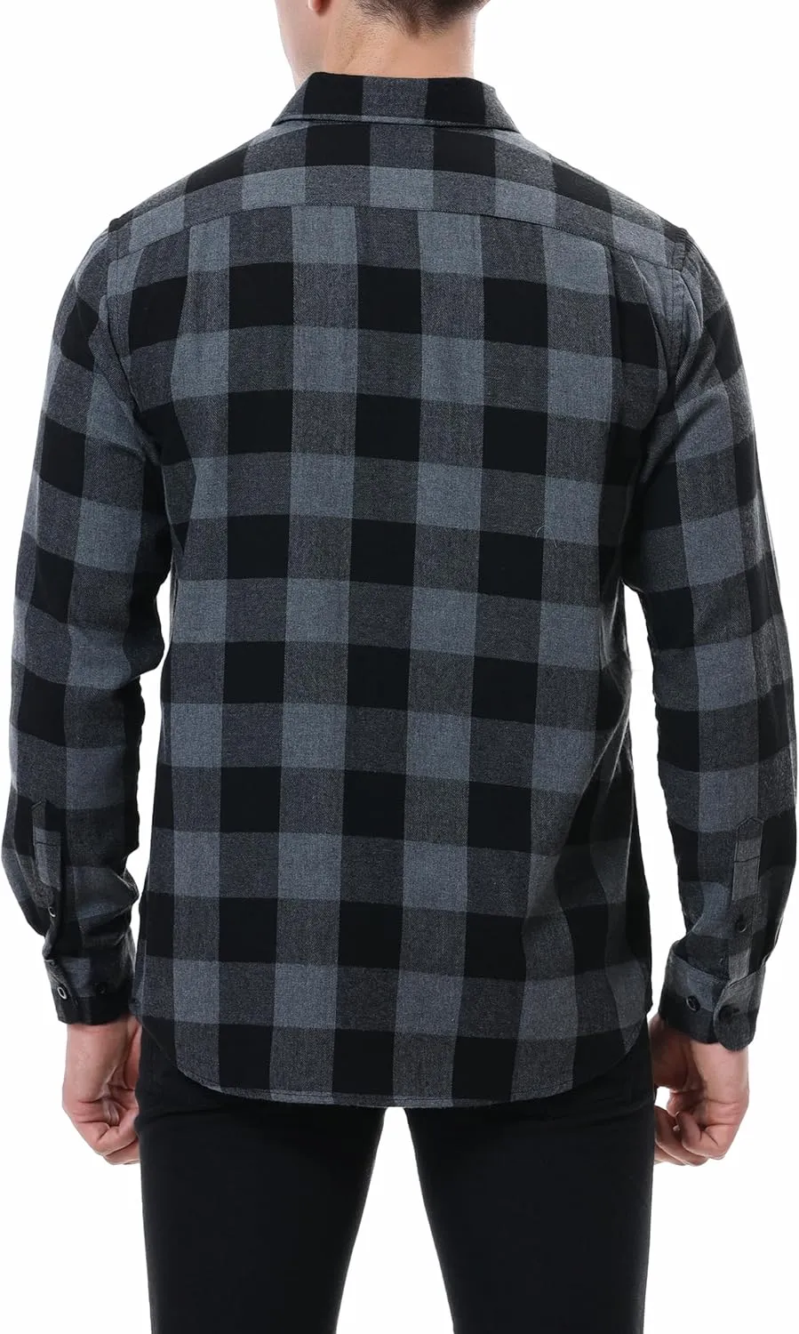 Flannel Shirt for Men Button Down Regular Fit Mens Flannel Shirt Long Sleeve Casual Plaid Flannel Shirt