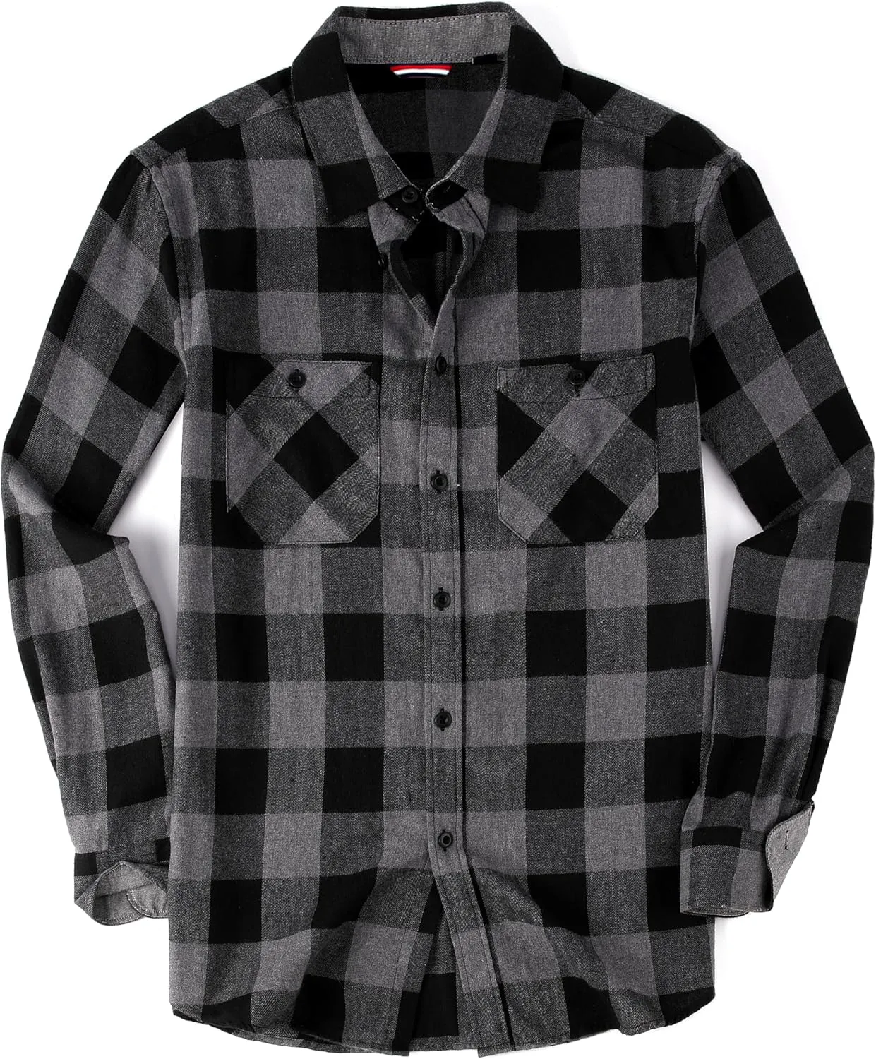 Flannel Shirt for Men Button Down Regular Fit Mens Flannel Shirt Long Sleeve Casual Plaid Flannel Shirt