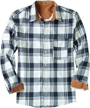 Flannel Shirt for Men Men's Button Down Regular Fit Long Sleeve Plaid Flannel Casual Shirts Men's Cotton Flannel Shirt