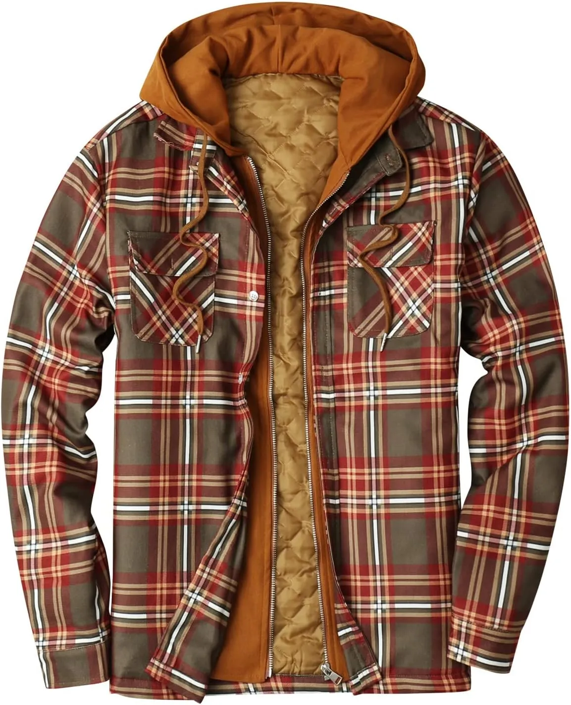 Flannel Shirt for Men Men's Button Down Regular Fit Long Sleeve Plaid Flannel Casual Shirts Men's Cotton Flannel Shirt