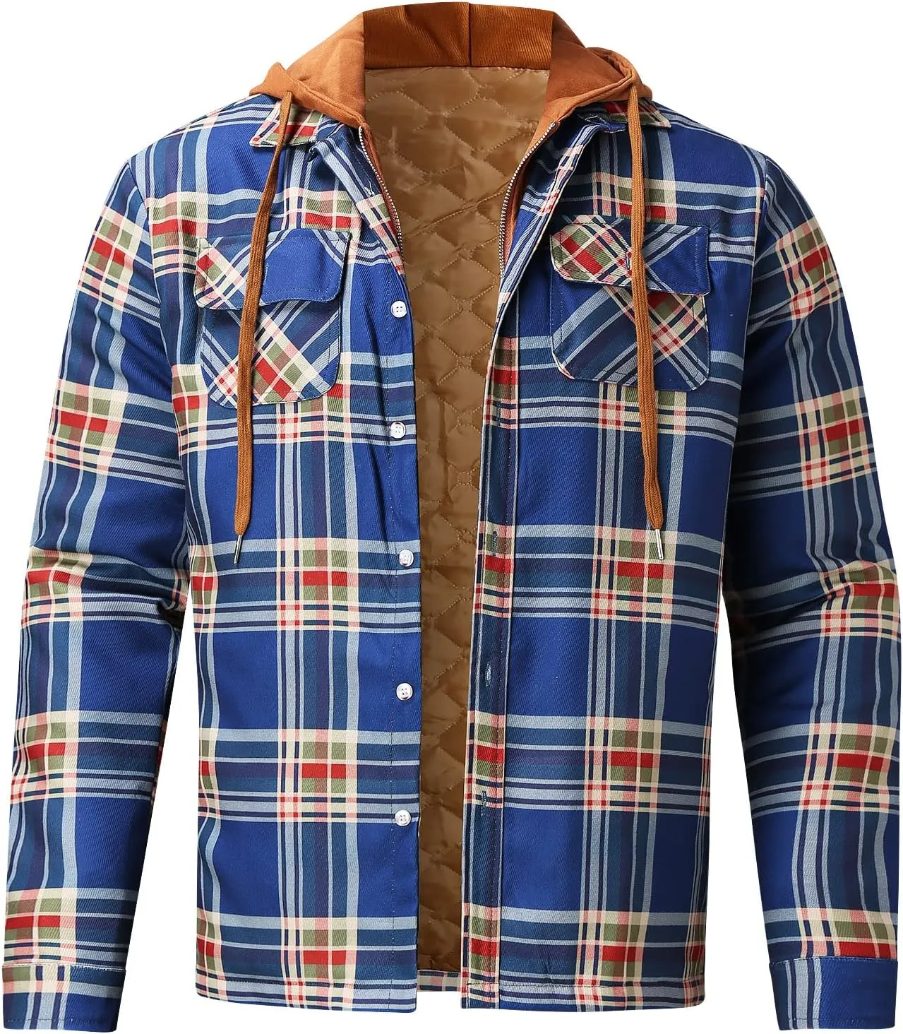 Flannel Shirt for Men Men's Button Down Regular Fit Long Sleeve Plaid Flannel Casual Shirts Men's Cotton Flannel Shirt