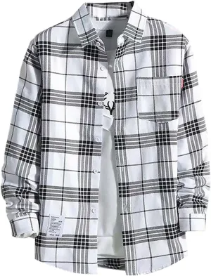 Flannel Shirt for Men,Mens Flannel Plaid Shirt Casual Button Down Shirts Regular Fit Long Sleeve Shirts Lightweight Fall Coat