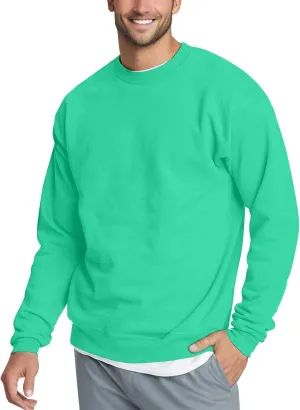 Fleece Crewneck Sweatshirt for Men Long Sleeve Fall Pullover