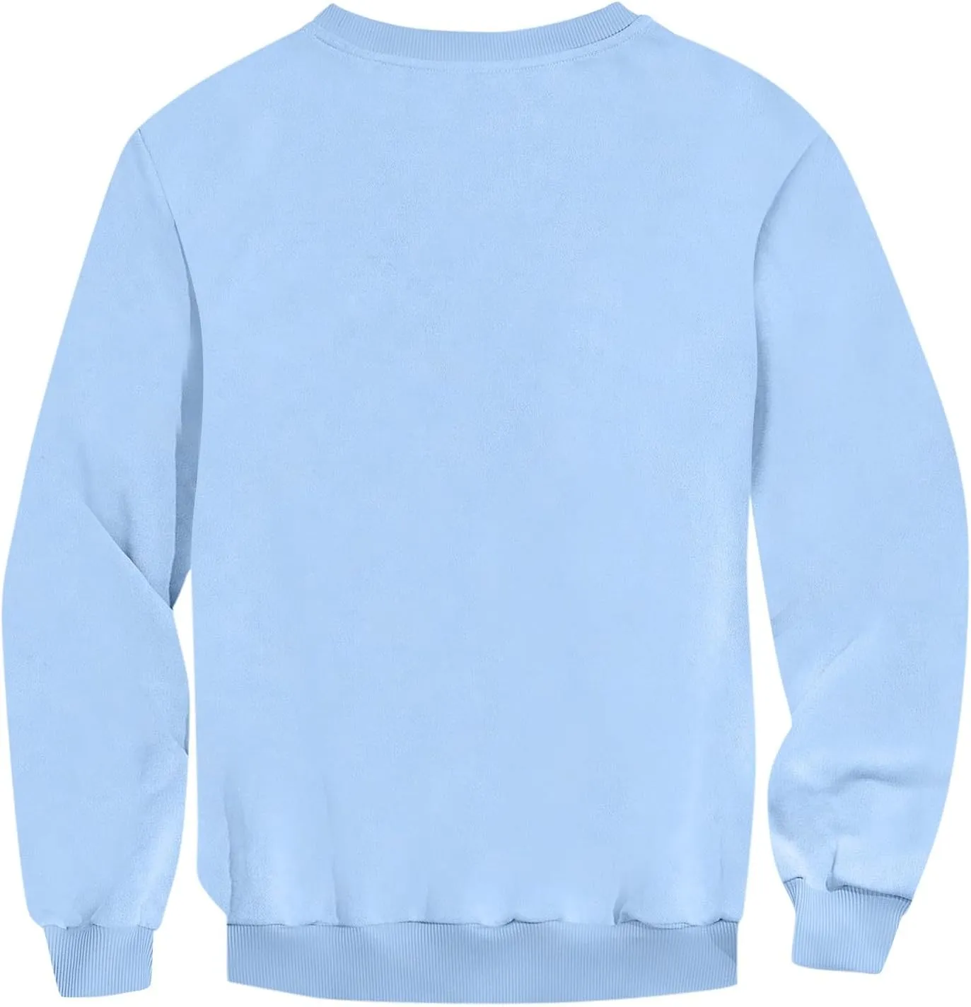 Fleece Crewneck Sweatshirt for Men Long Sleeve Fall Pullover