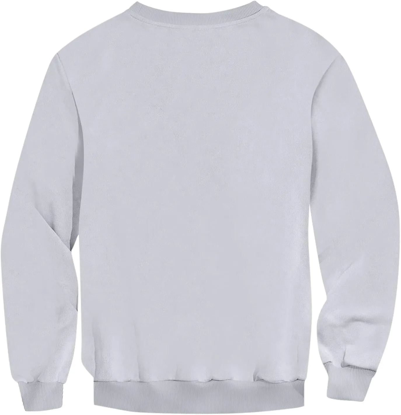 Fleece Crewneck Sweatshirt for Men Long Sleeve Fall Pullover