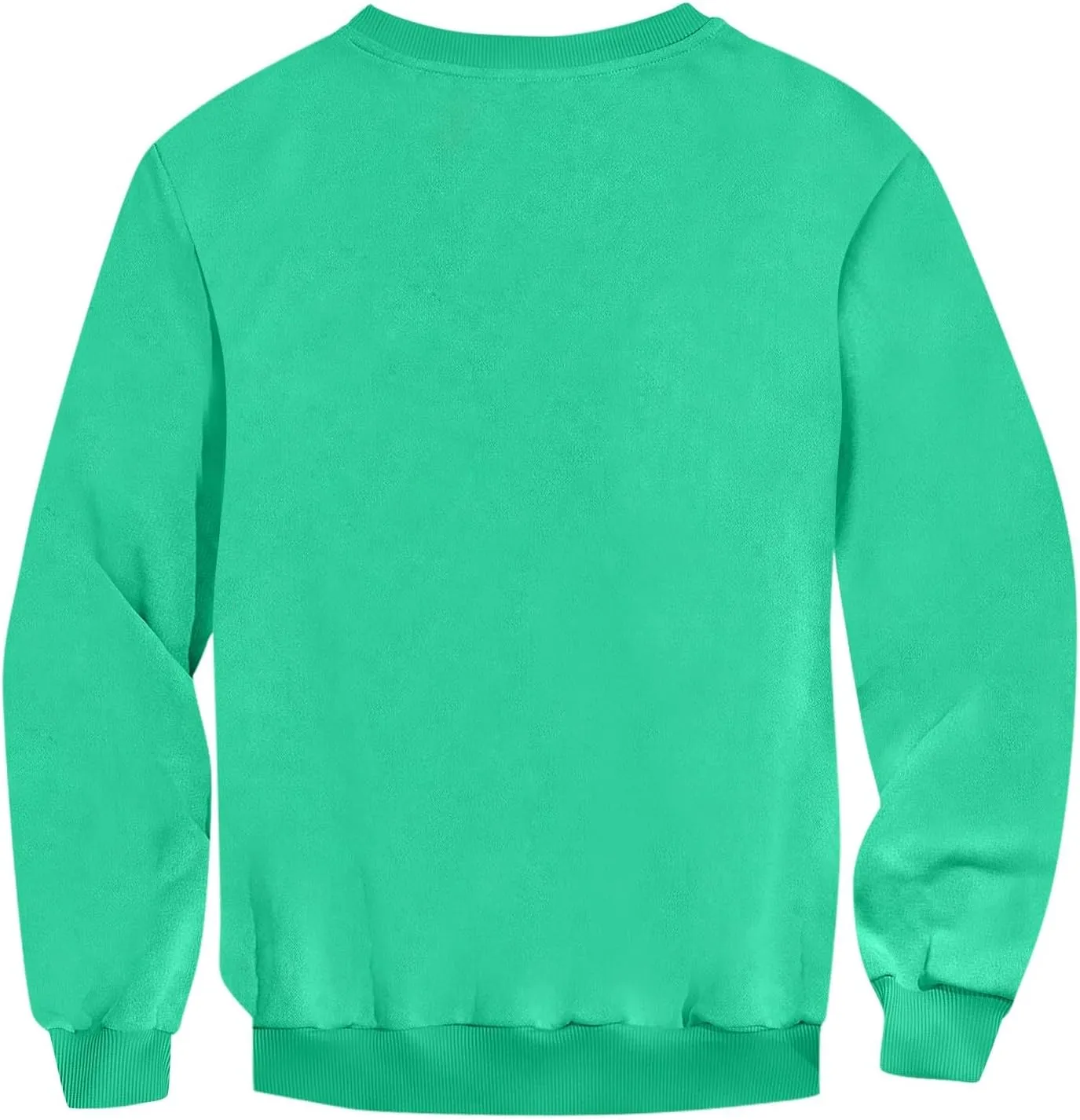 Fleece Crewneck Sweatshirt for Men Long Sleeve Fall Pullover