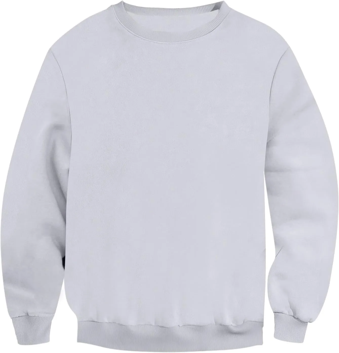 Fleece Crewneck Sweatshirt for Men Long Sleeve Fall Pullover