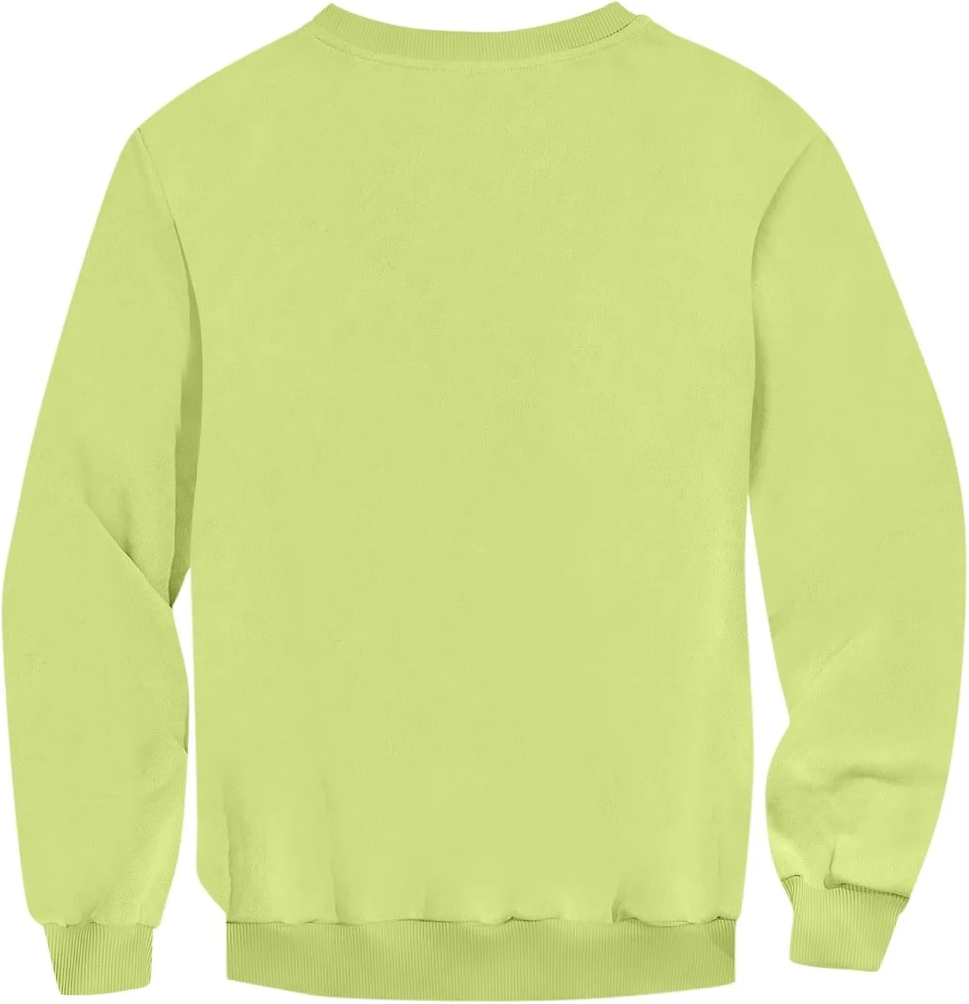 Fleece Crewneck Sweatshirt for Men Long Sleeve Fall Pullover