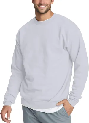 Fleece Crewneck Sweatshirt for Men Long Sleeve Fall Pullover