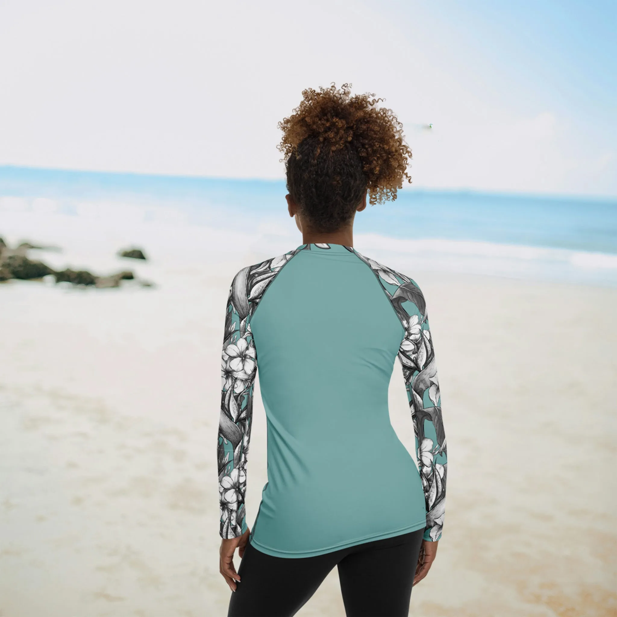Floral Rash Guard
