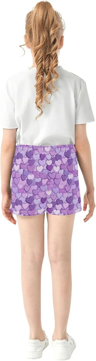 Girl's Athletic Shorts with Pockets Athletic Shorts for Teen for Dance