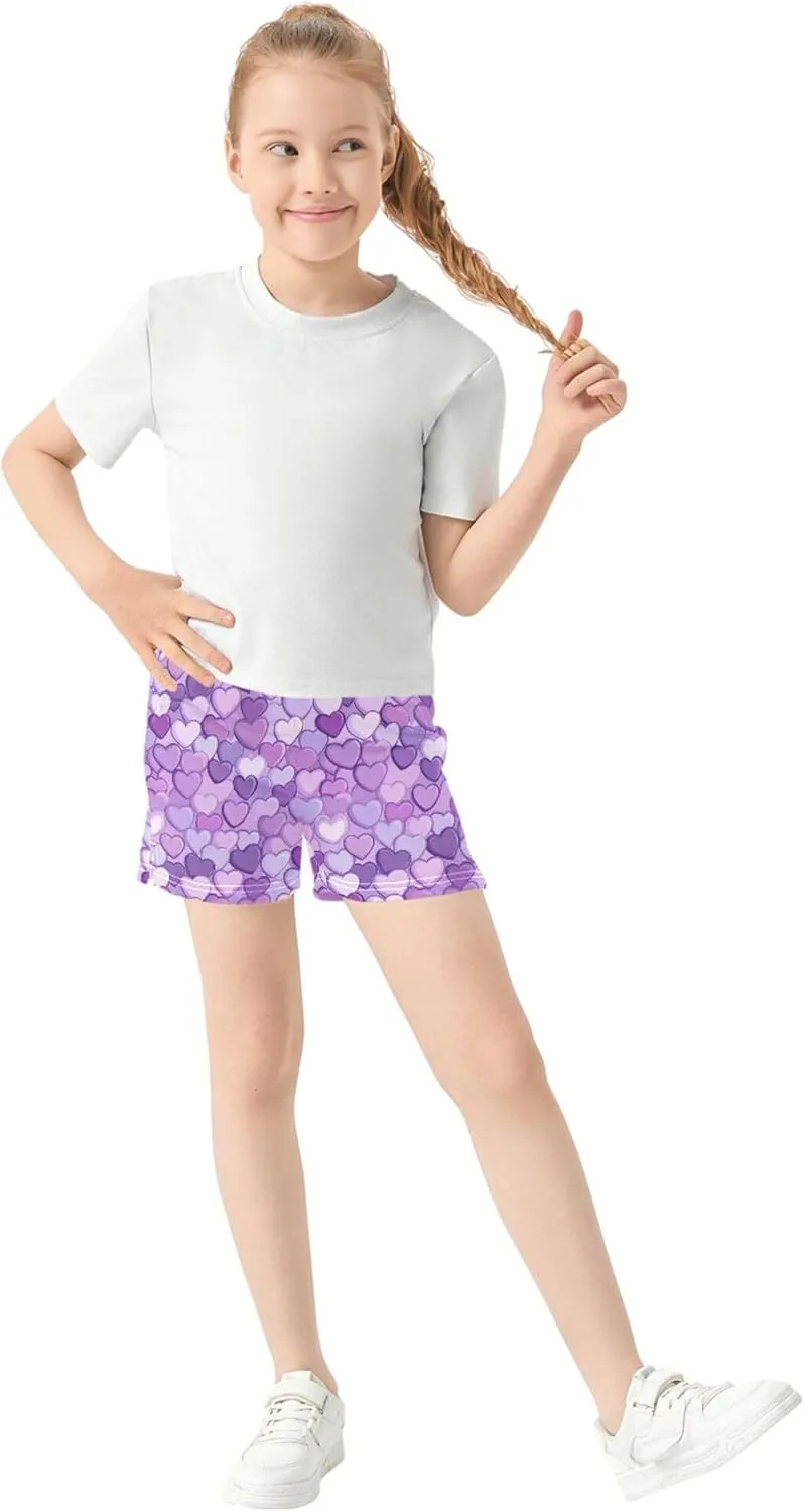 Girl's Athletic Shorts with Pockets Athletic Shorts for Teen for Dance