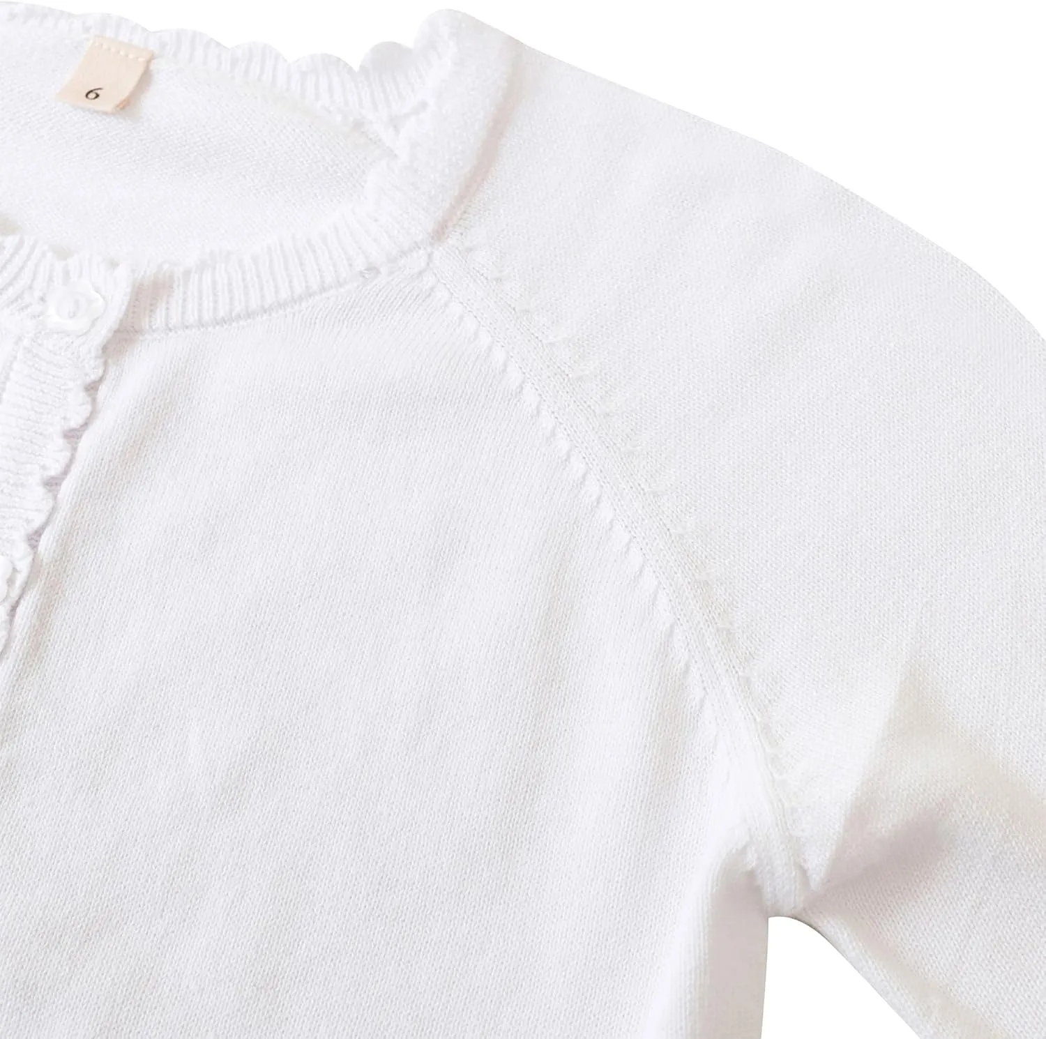 Girls Cardigan Sweater Long Sleeve Knit Bolero Shrug Cropped Tops Kids Cardigans with Button