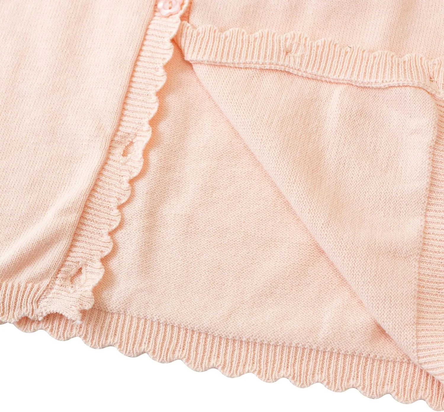 Girls Cardigan Sweater Long Sleeve Knit Bolero Shrug Cropped Tops Kids Cardigans with Button