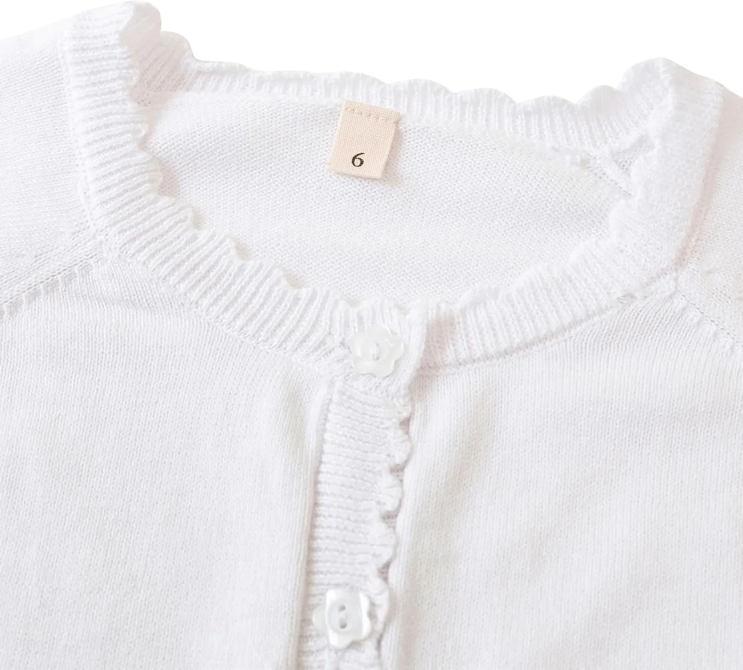Girls Cardigan Sweater Long Sleeve Knit Bolero Shrug Cropped Tops Kids Cardigans with Button