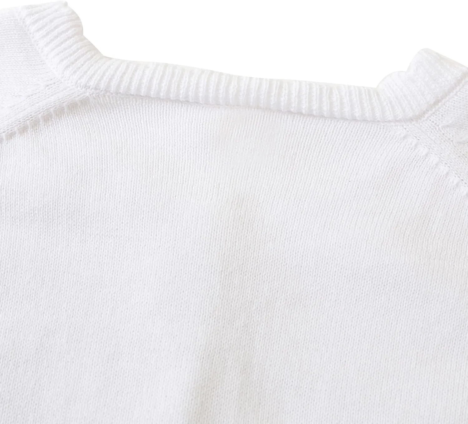 Girls Cardigan Sweater Long Sleeve Knit Bolero Shrug Cropped Tops Kids Cardigans with Button