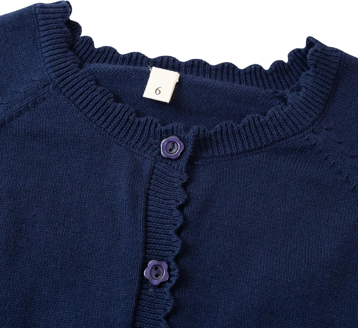 Girls Cardigan Sweater Long Sleeve Knit Bolero Shrug Cropped Tops Kids Cardigans with Button