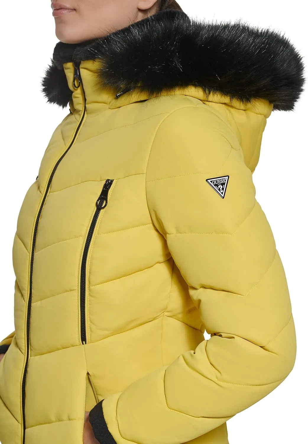 GUESS Women's Midweight Puffer Jacket