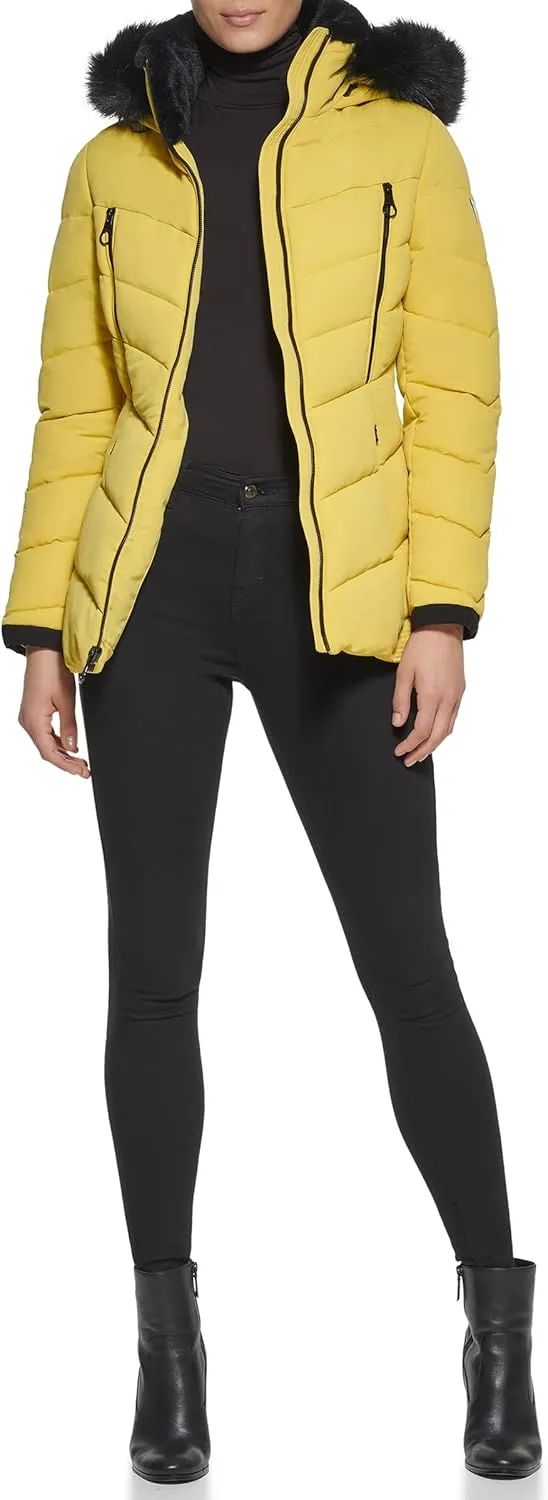 GUESS Women's Midweight Puffer Jacket