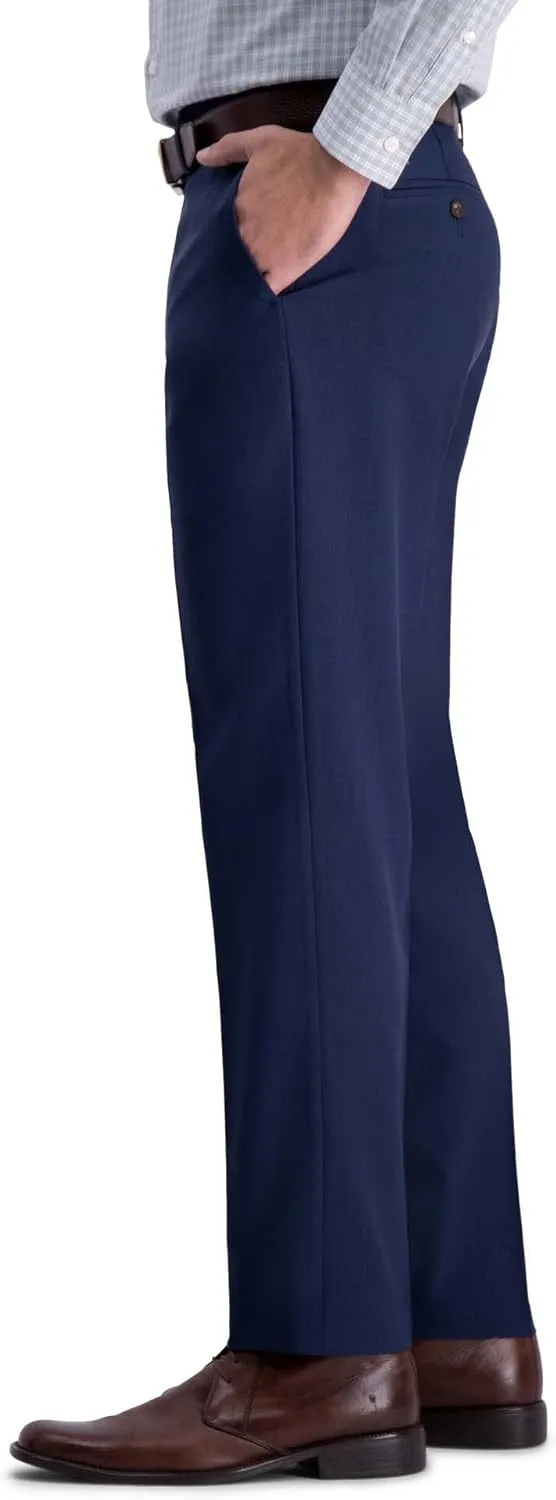 Haggar Men's Premium Comfort Dress Pant-Straight Fit Flat Front (Regular and Big & Tall Sizes)