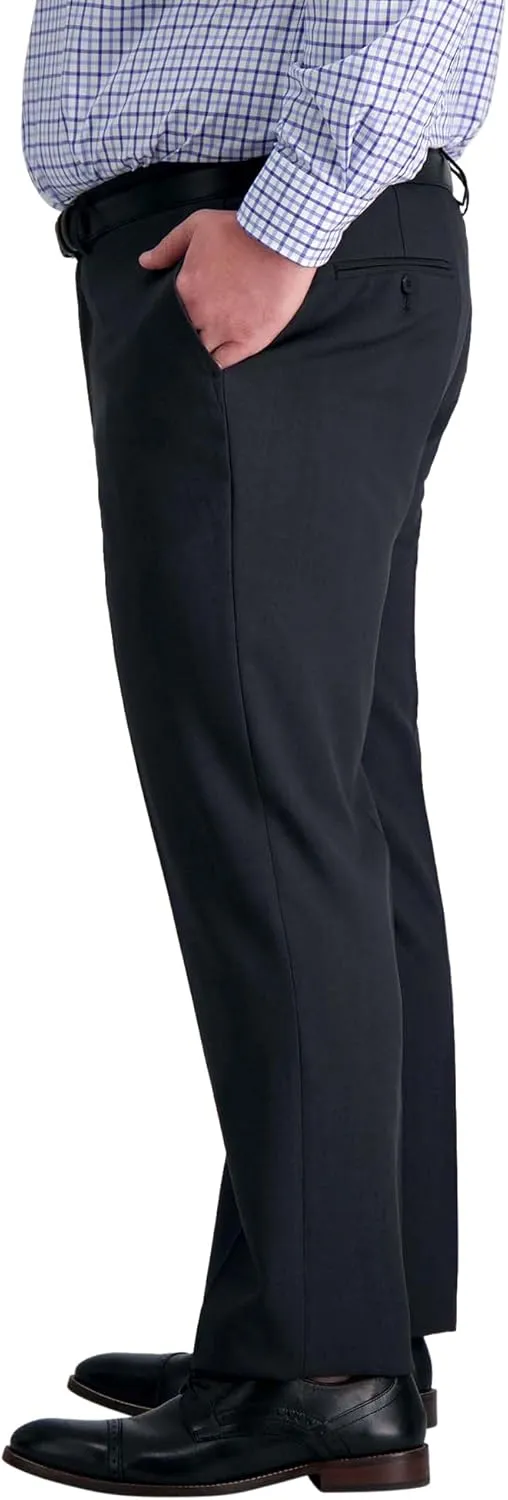 Haggar Men's Premium Comfort Dress Pant-Straight Fit Flat Front (Regular and Big & Tall Sizes)