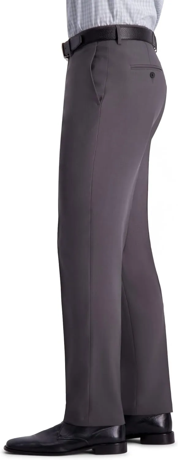 Haggar Men's Premium Comfort Dress Pant-Straight Fit Flat Front (Regular and Big & Tall Sizes)