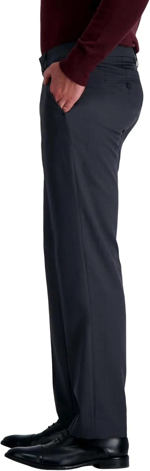 Haggar Men's Premium Comfort Dress Pant-Straight Fit Flat Front (Regular and Big & Tall Sizes)