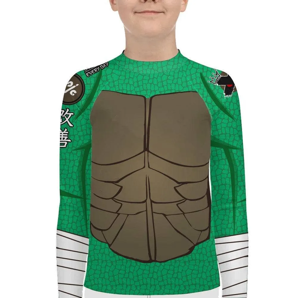 Half Shell Kids Rash Guard